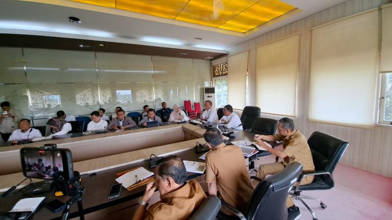 Bupati Zukri Bahas Penanganan Banjir Sungai Kampar Bersama BWS Sumatera III